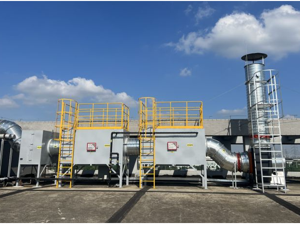 涂裝廢氣處理工藝流程